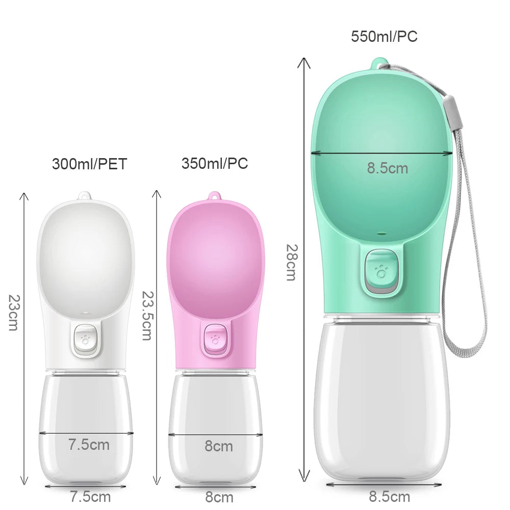 Gourde pour Chien - Distributeur d'Eau Portable pour Voyage en Extérieur