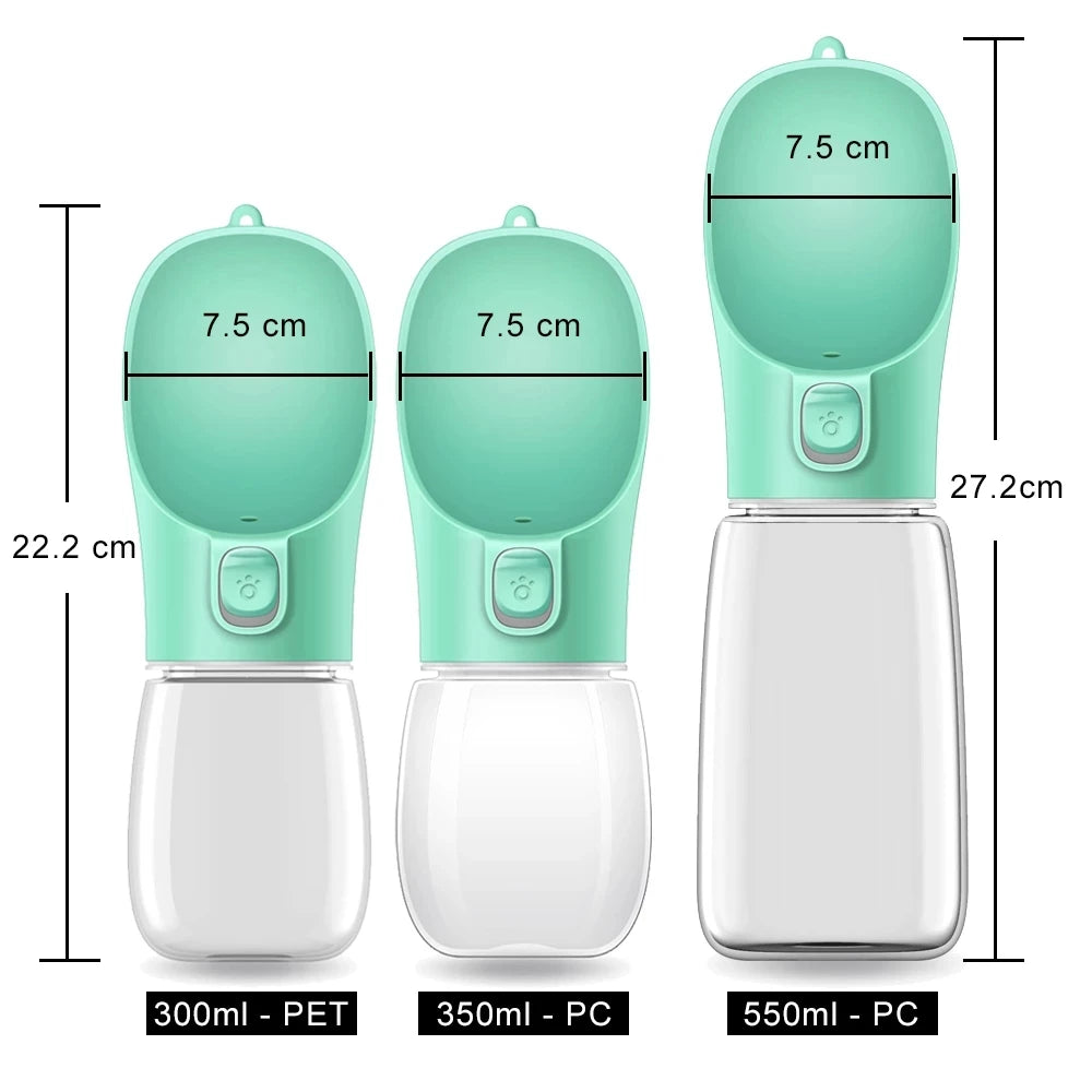 Gourde Portable pour Chien et Chat - Bol d'Eau Anti-Fuite pour Balades