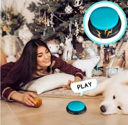 Boutons de Communication pour chiens, 8 pièces, bouton d'enregistrement vocal pour animaux de compagnie.